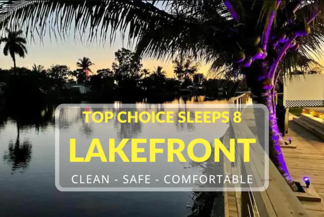 5-Star Lakefront Oasis In Hollywood-Hard Rock Casino Fort Lauderdale Extérieur photo
